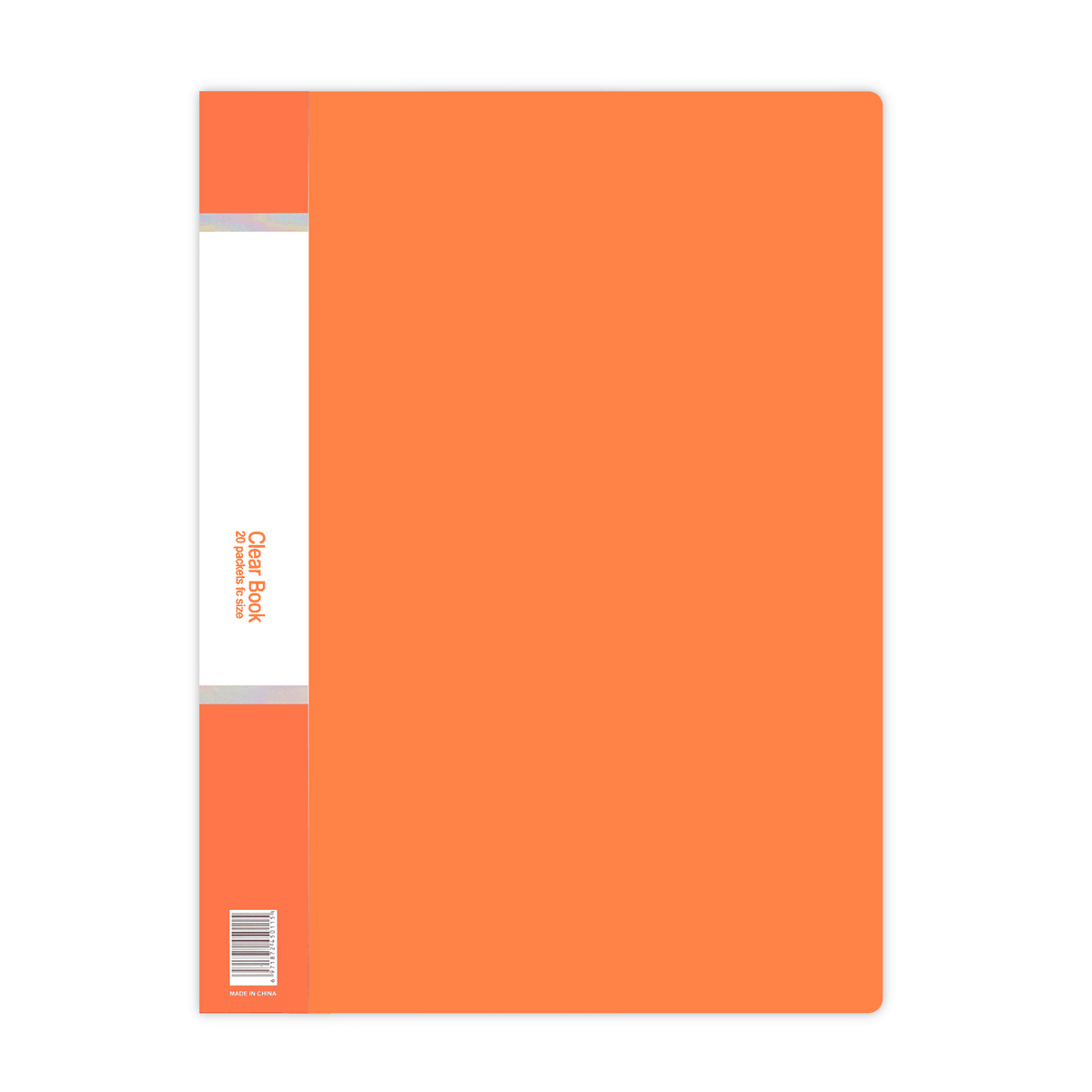 Keji Display Book A4 20 Pocket Refillable Light Weight Black