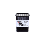 M&G Mesh Steel Pen Holder Black