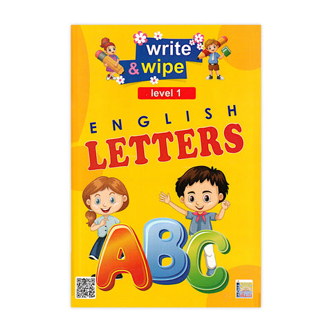 Kayan Write & Wipe Kids English Alphabet Learning Workook