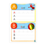 Kayan Write & Wipe Kids English Alphabet Learning Workook