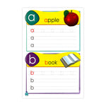 Kayan Write & Wipe Kids English Alphabet Learning Workook - Level 2