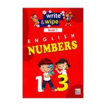 Kayan Write & Wipe Kids English Numbers Learning Workook
