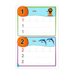 Kayan Write & Wipe Kids English Numbers Learning Workook