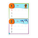 Kayan Write & Wipe Kids English Numbers Learning Worbkook