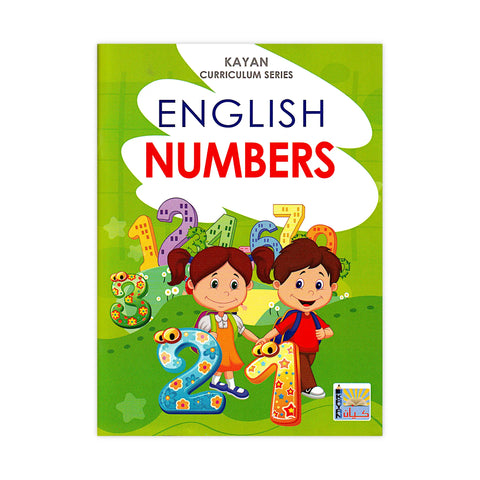 Kayan Kids Educational English Numbers Workbook