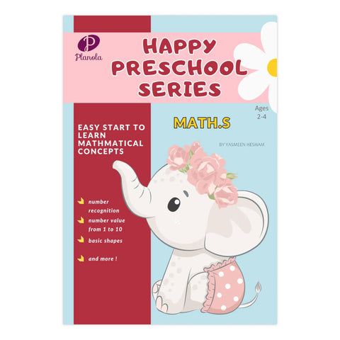 Planola Happy Toddler’s Preschool Math Workbook