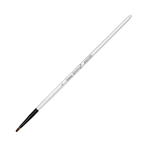 Keep Smiling Flat Tip Art Painting Brush