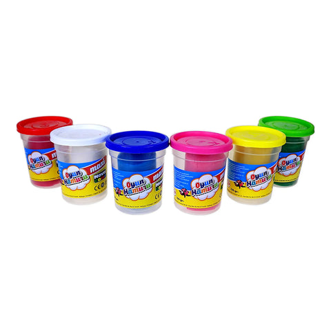Nova Color Play Dough Set of 6 Jars x 100 g