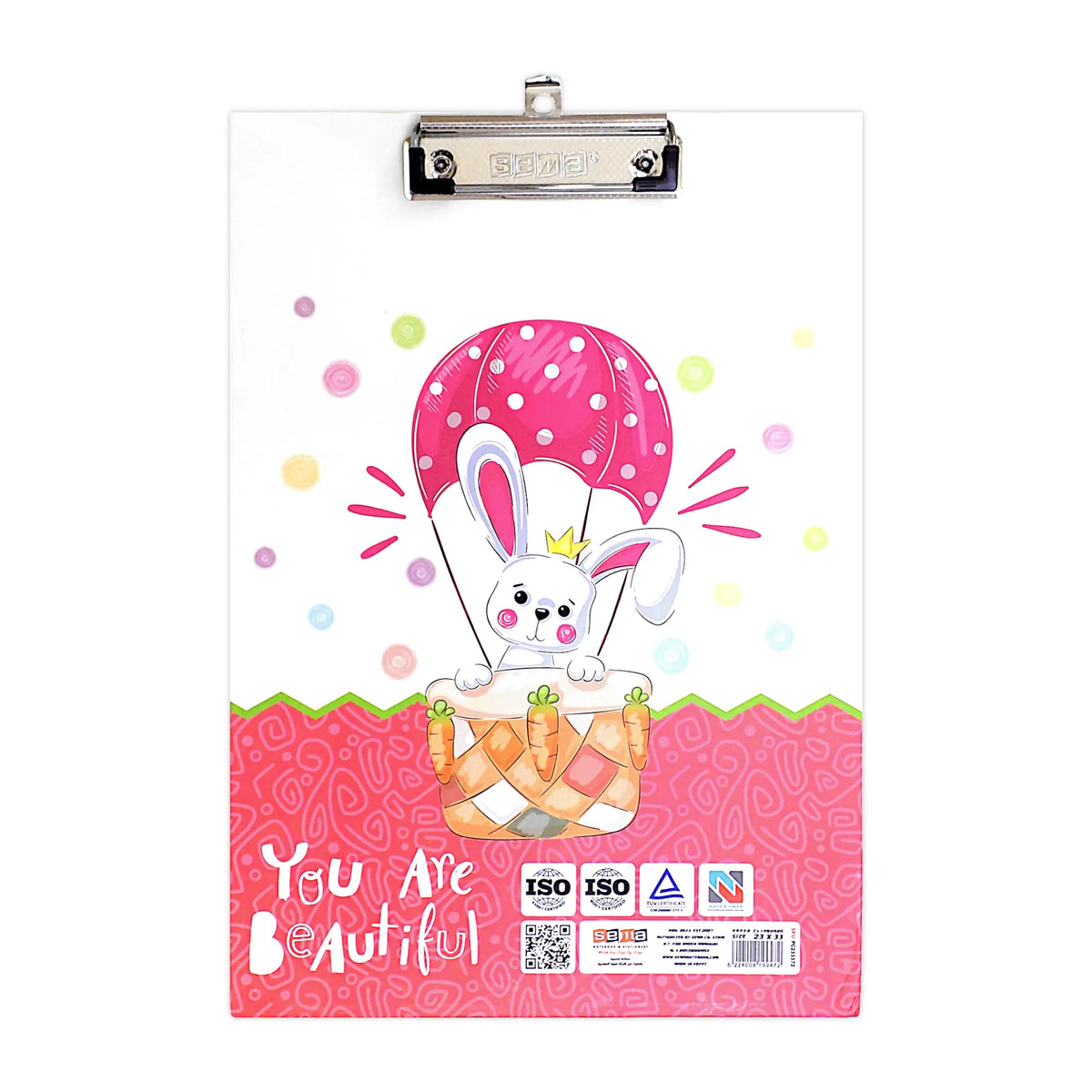Sema Cardboard Printed Clipboard A4 – Bayan eShop