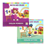 Kayan Kids Educational Coloring Book Pack of 2
