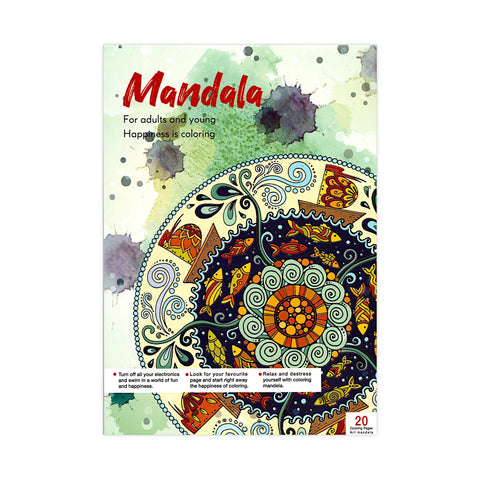 Generic Mandala Art Coloring Book