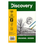 Discovery Sketchbook 12 Sheets 180 gsm A3 White