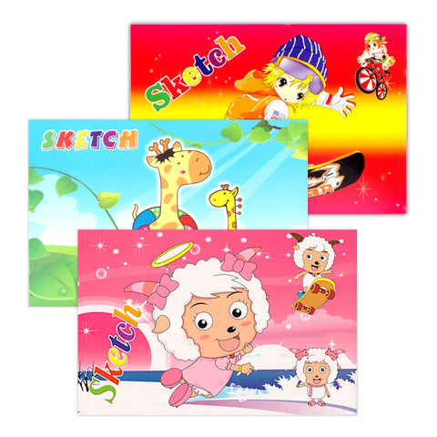 Nawar Stapled Sketchbook 16 Sheets 70 gsm White B5