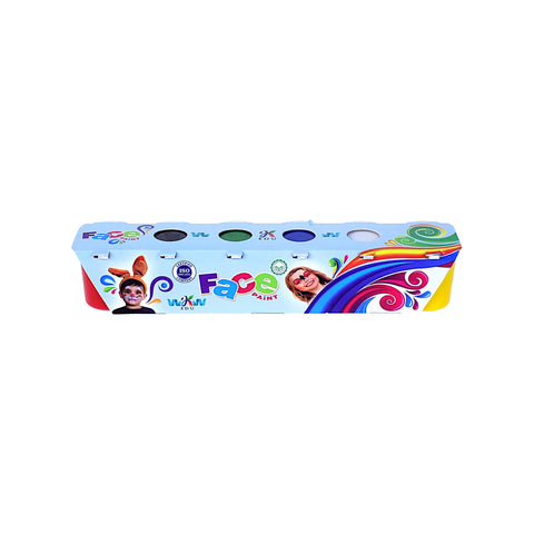 WKW Kids Face Paint Palette of 6 x 30 ml