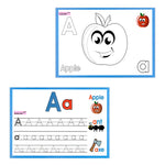 WKW Kids English Alphabet Tracing Dry Erase Flash Cards