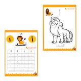 WKW Kids Arabic Alphabet Tracing Dry Erase Flash Cards