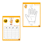 WKW Kids Arabic Alphabet Tracing Dry Erase Flash Cards