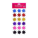 Roaa Glitter Foam Shapes Stickers Pack of 18