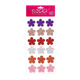 Roaa Glitter Foam Shapes Stickers Pack of 18