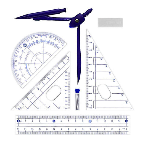 Generic Math Geometry Set 7 Pcs