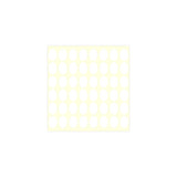 Generic Colored Oval Stickers Labels 24 x 17 mm Sheet of 48