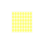 Generic Colored Oval Stickers Labels 24 x 17 mm Sheet of 48