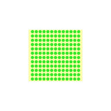 Generic Colored Round Stickers Labels 10 mm Sheet of 156