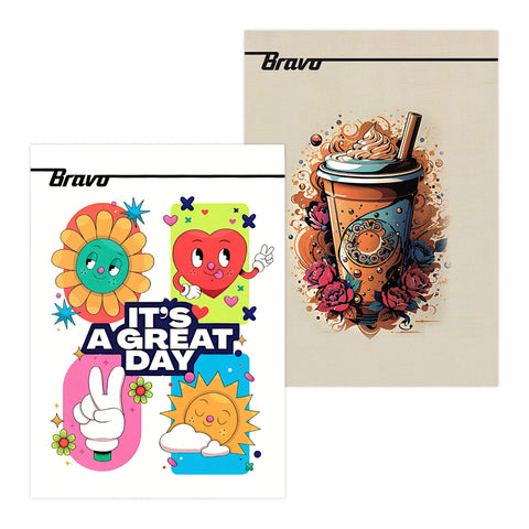 Sasco Bravo Stapled Squared Notebook 100 Sheets A4