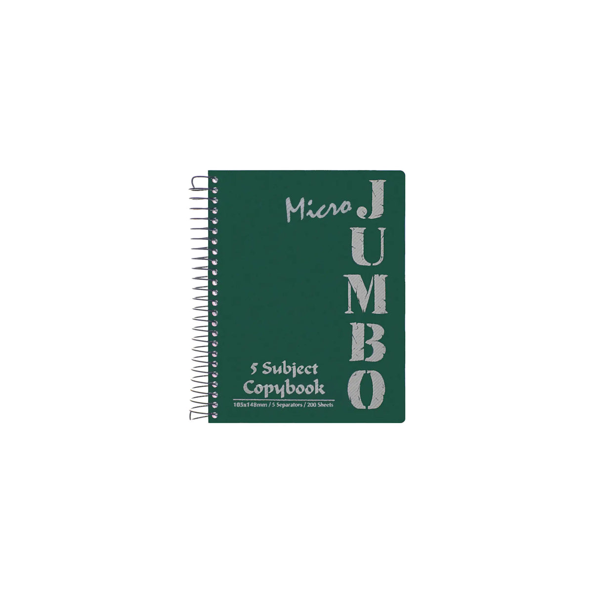 Mintra Jumbo Micro Spiral Notebook 5 Subjects 200 Sheets – Bayan eShop