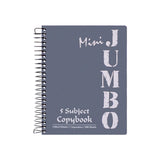 Mintra Jumbo Mini Spiral Notebook 5 Subjects 200 Sheets A5
