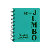 Mintra Jumbo Mini Spiral Notebook 5 Subjects 200 Sheets A5
