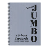 Mintra Jumbo Superior Spiral Notebook 4 Subjects 100 Sheets