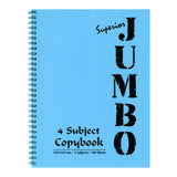 Mintra Jumbo Superior Spiral Notebook 4 Subjects 100 Sheets