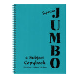 Mintra Jumbo Superior Spiral Notebook 4 Subjects 100 Sheets