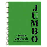 Mintra Jumbo Spiral Notebook 3 Subjects 120 Sheets A4