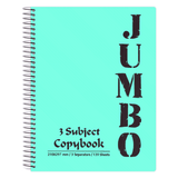 Mintra Jumbo Spiral Notebook 3 Subjects 120 Sheets A4