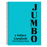 Mintra Jumbo Spiral Notebook 4 Subjects 160 Sheets A4