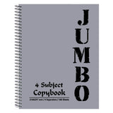 Mintra Jumbo Spiral Notebook 4 Subjects 160 Sheets A4