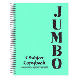 Mintra Jumbo Spiral Notebook 5 Subjects 200 Sheets A4