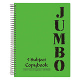 Mintra Jumbo Spiral Notebook 5 Subjects 200 Sheets A4