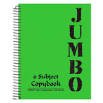 Mintra Jumbo Spiral Notebook 6 Subjects 240 Sheets A4