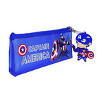 Generic Avengers Mesh Zippered Pencil Case