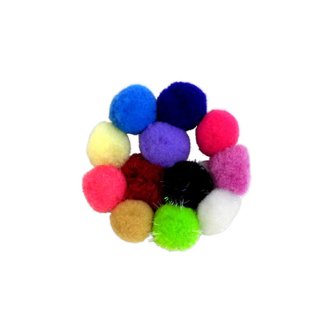 Roaa Colored Pompoms