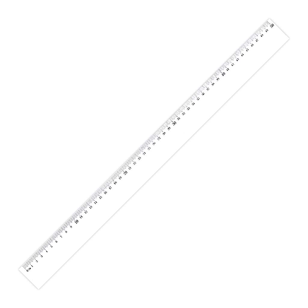 50 Cm Distance Ruler ARK Plastic Ruler 50 cm Clear – Bayan eShop
