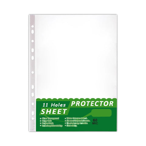 Generic U-Shape Clear Sheet Protector A4