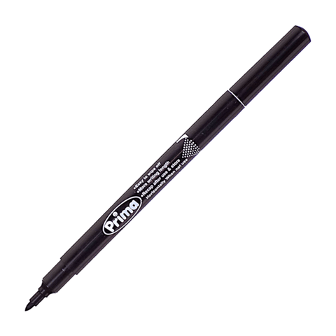 Prima Whiteboard Marker Fine Round Tip Black Pen