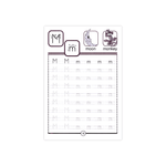 Generic Kids English Letter Tracing Workbook