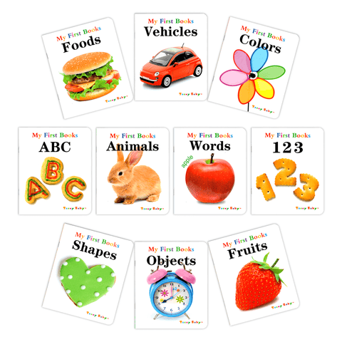 Teeny Baby My First Book Kids Learning Set of 10 Books - English