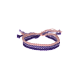 Crafty Plain Friendship Bracelet Trio Set