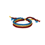 Crafty Plain Friendship Bracelet Trio Set